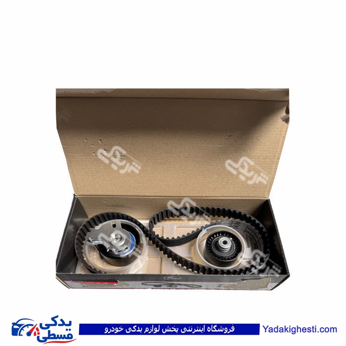 پژو کیت کامل تسمه تایم 206 تیپ 5 با بلبرینگ پاورگریپ 9000551973
