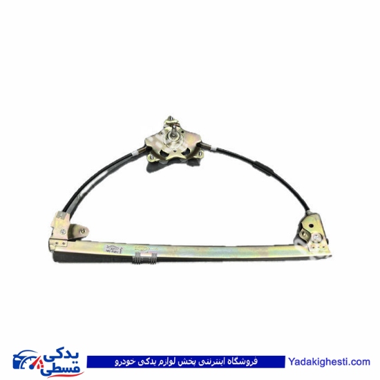 پژو دستگاه شیشه بالابر 405 عقب راست دستی ابری 9000710010  ( عمده )