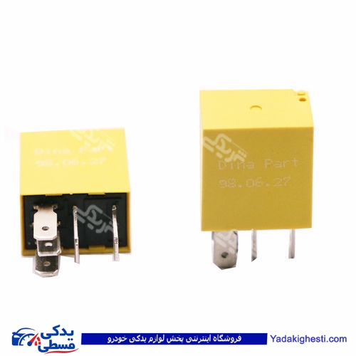 پژو میکرو رله زرد 5 پایه 40 امپر رانا سمند 206دینا 2101133