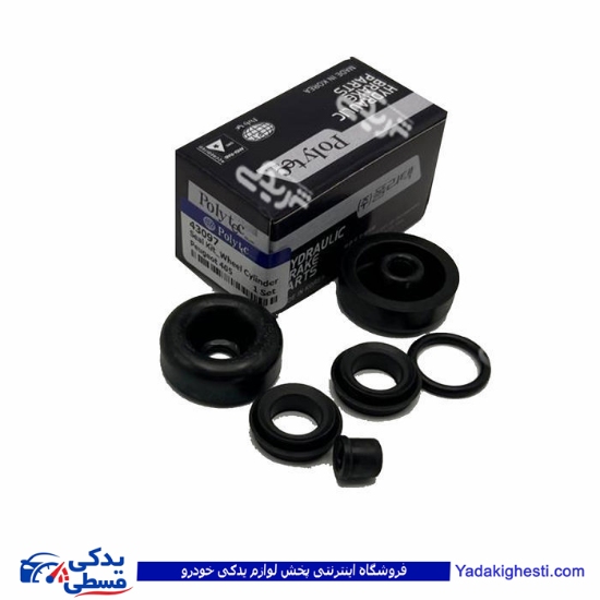 پژو لوازم سیلندر چرخ عقب 405 لبه دار POLYTEC 43097