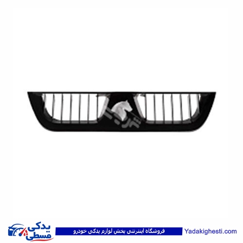 پژو جلو پنجره سمند مشکی با آرم دینا پارت 1405108