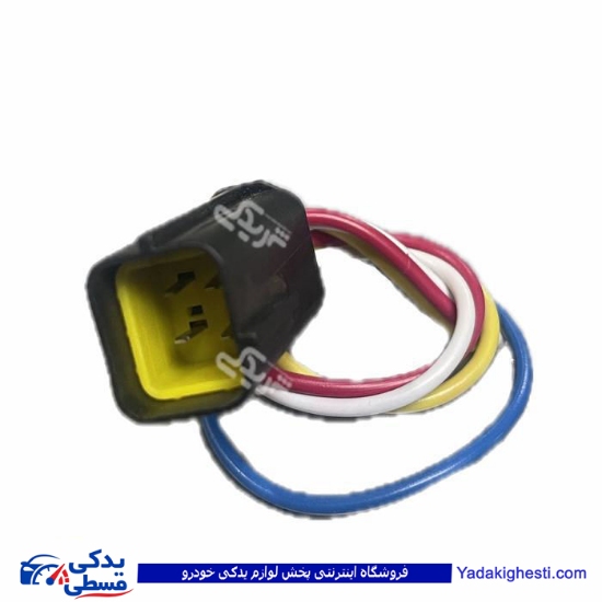 سوکت سیم اکسیژن 4 فیش زیمنس مشکی نری  9000143092
