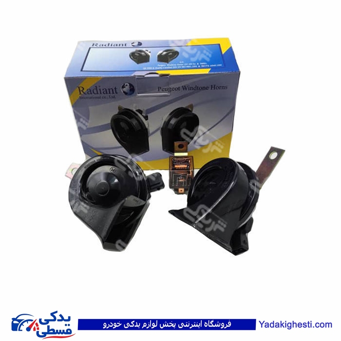 بوق استاندارد پژو 12 ولت ویندتن با ترمینال پژو MR.705/100272 ( عمده )