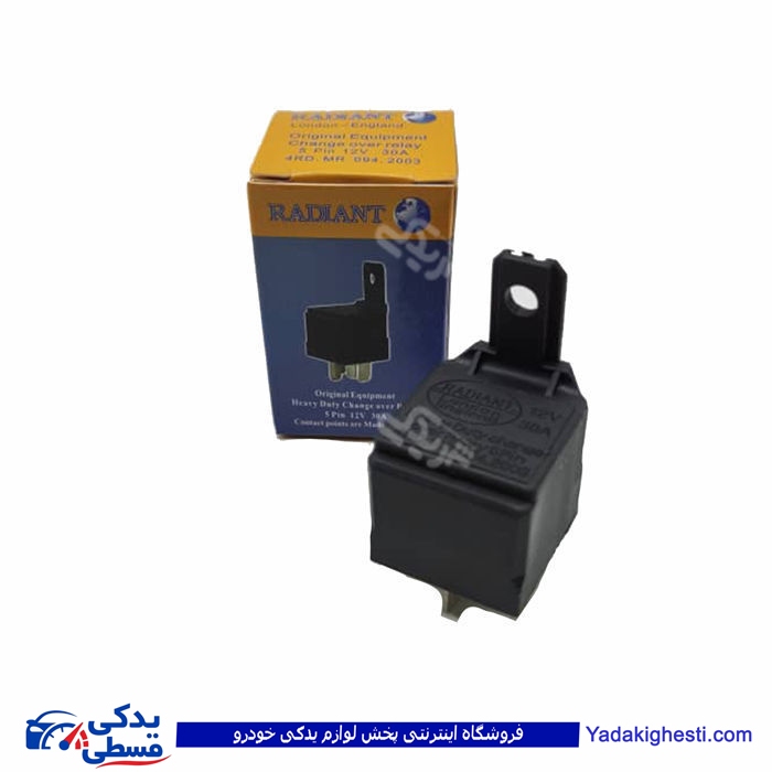 رله 12 ولت دو پلاتین رادیانت (پلاتین ژاپنی) MR.094/260001