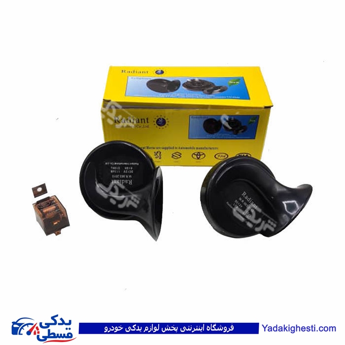 بوق سولارا سمفونی تک فیش با رله 12 ولت MR.863/100262 ( عمده )