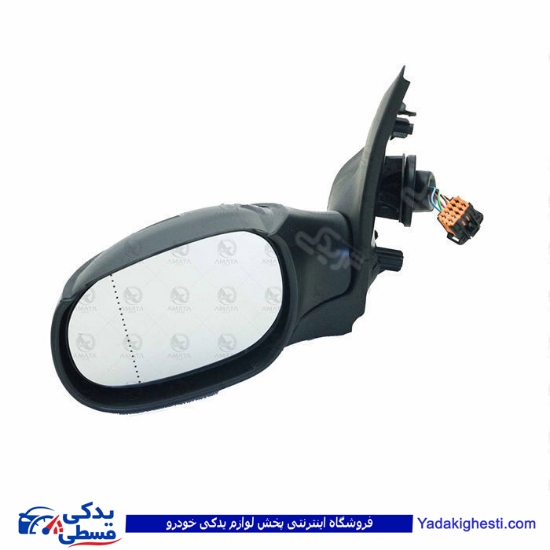 پژو آینه جانبی پژو 206 (برقی/چپ) بدون فلاپ آماتاصمد 15027378