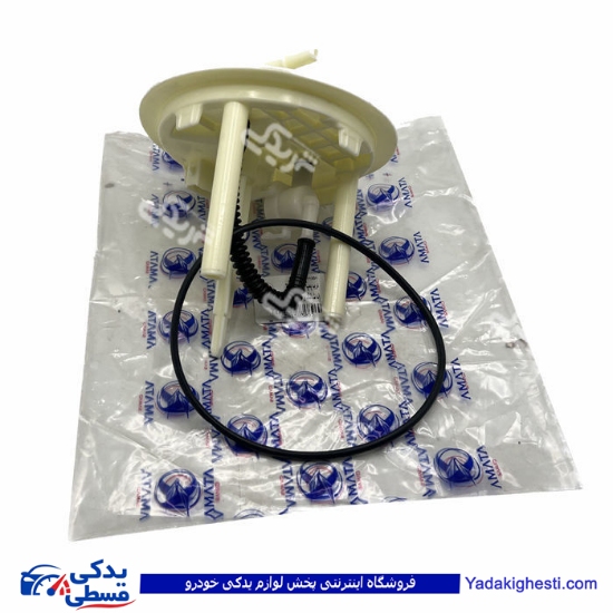 پژو درب پمپ بنزین 206 کامل با شیلنگ و اورینگ آماتاصمد 15030078