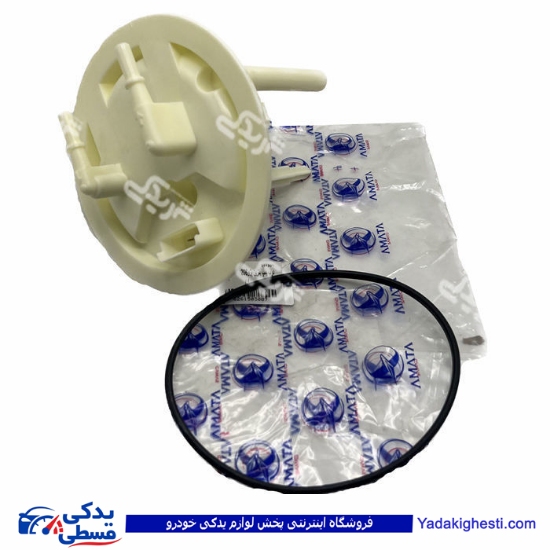 پژو درب پمپ بنزین 206 کامل با شیلنگ و اورینگ آماتاصمد 15030078