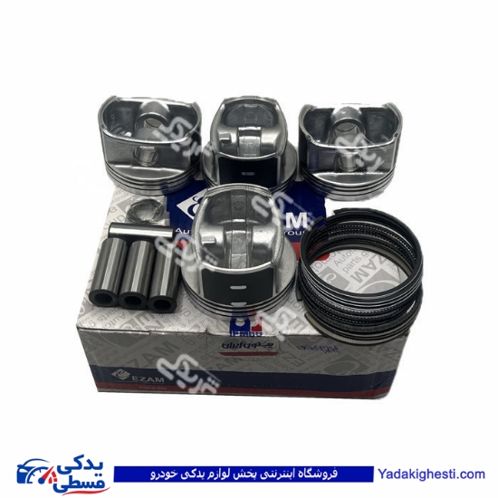 پژو پيستون موتور روا STD با رينگ کامل عظام 9000555051 ( عمده )