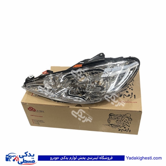 پژو چراغ جلو 206 چپ جمع ساز 9000829424