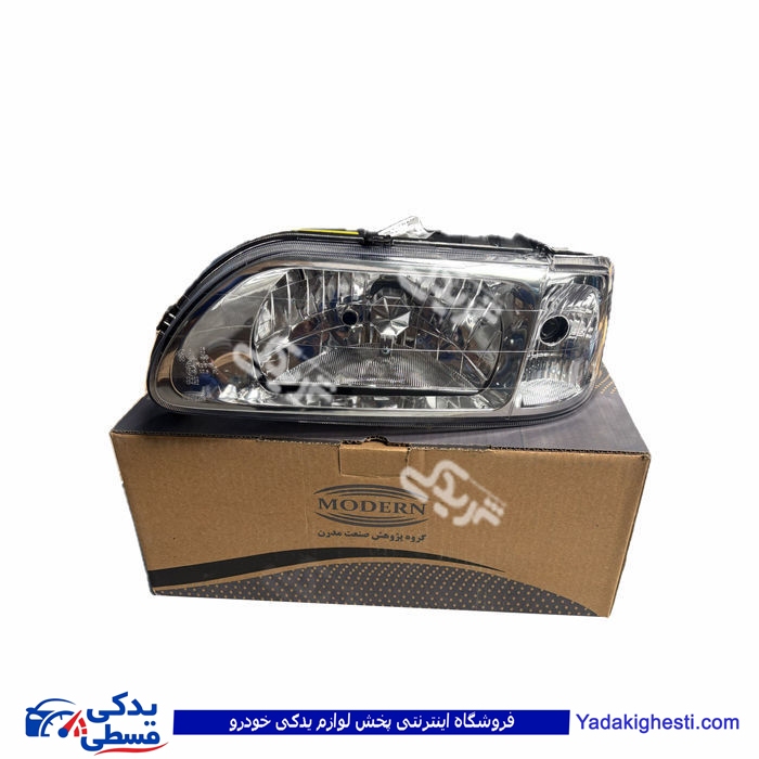 چراغ جلو پراید چپ 131 و 141 بدون موتور مدرن 9000829120