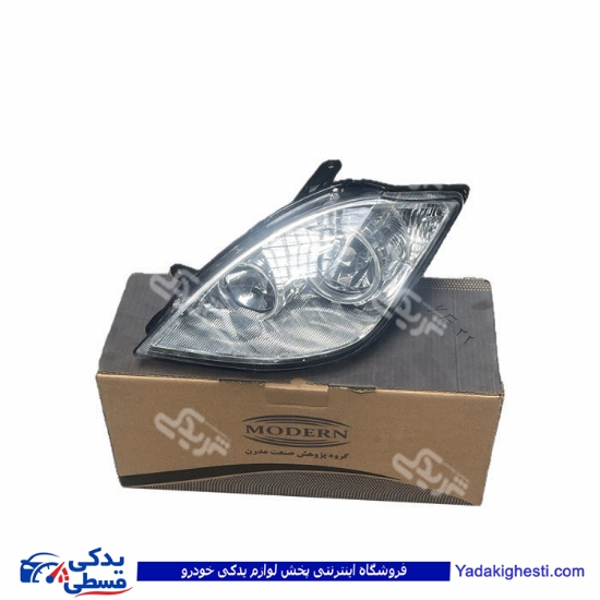 چراغ جلو چپ تیبا (بدون موتور) مدرن 9000829659
