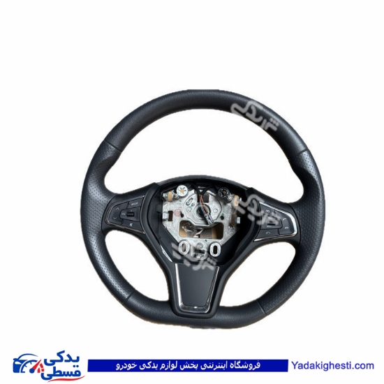 غربیلک فرمان تیبا با ایربک و دکمه ضبط مشکی 104941