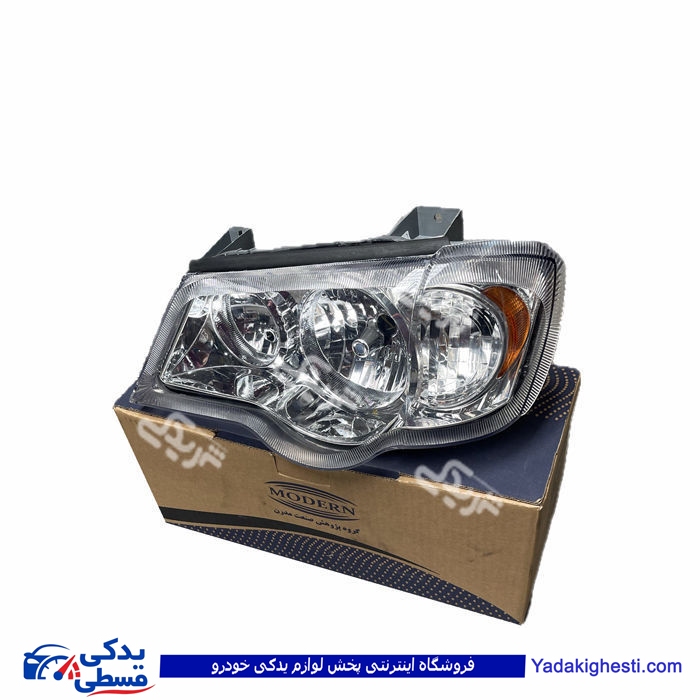 پراید چراغ جلو چپ (بدون موتور) پراید 132 مدرن 9000829942