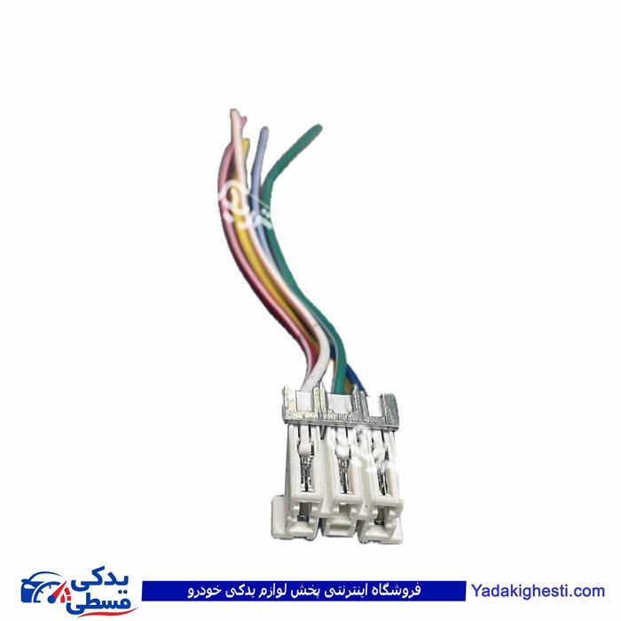 سوکت دسته راهنما پژو 405 کوچک و کلید شیشه SLX تک پل 9000143975