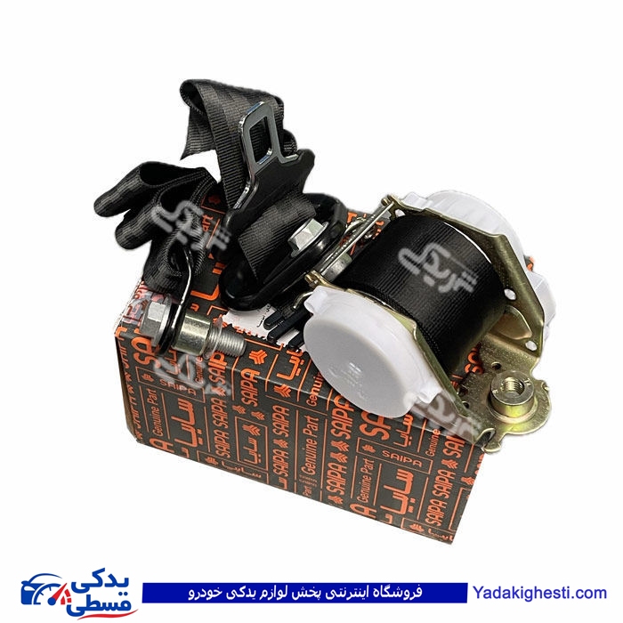 كمربند ایمنی جلو چپ مشكی تیبا - اندیشه سایپایدک 104354