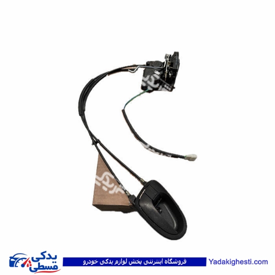 مجموعه قفل و دستگیره درب عقب تیبا L كابلی فاقد پله 105215