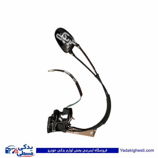 مجموعه قفل و دستگیره درب عقب تیبا L كابلی فاقد پله 105215