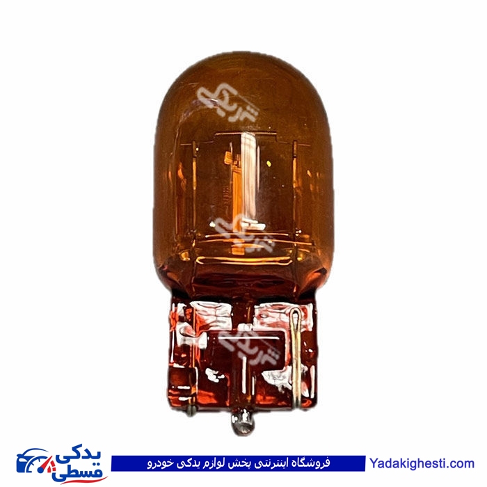 لامپ آریایی تیبا - تک كنتاک نارنجی 12V 21W سایپایدک 105350