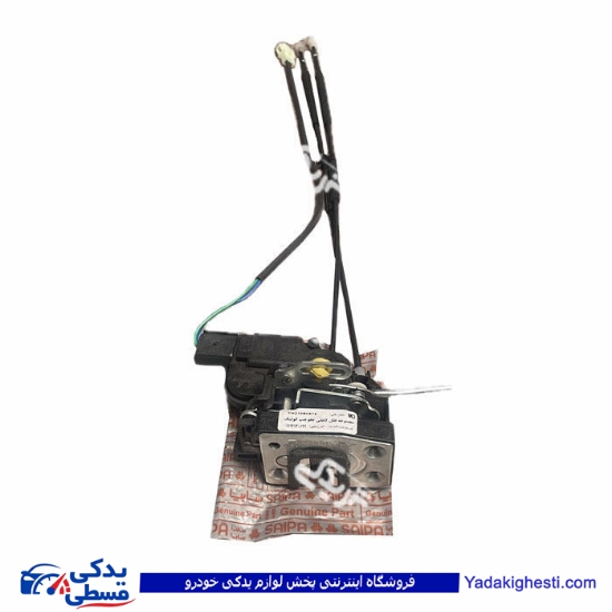 مجموعه قفل درب جلو L تك فیش كابلی(كیمیا ) تیبا سایپا 105683