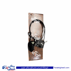مجموعه قفل و دستگیره داخلی درب عقب تیبا R مشكی(كاب 107894)