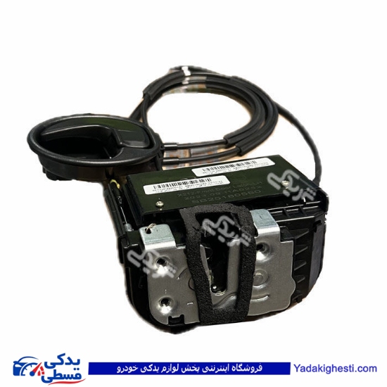 مجموعه قفل و دستگیره داخلی تیبا درب جلو L مشکی(کا 108435)