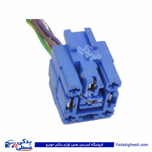 پژو سوکت رله 9 فیش مربعی آبی 405 9000143212