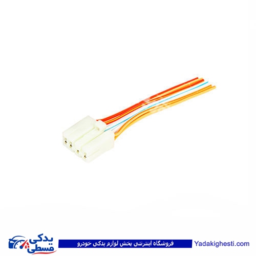 پراید سوکت کلید 6 فیش سفید تیبا 9000143248