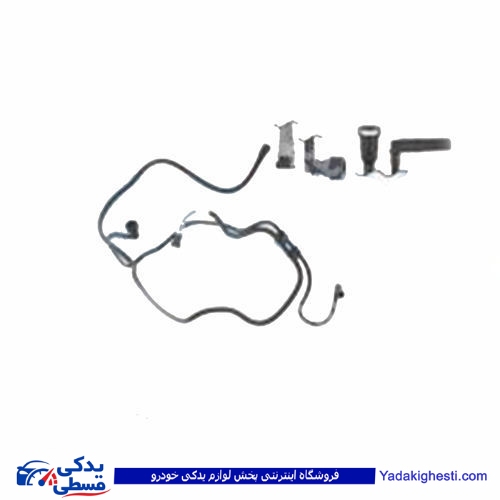 پژو شیلنگ بنزین دو قلو ریل سوخت 206 دوستان 16606401