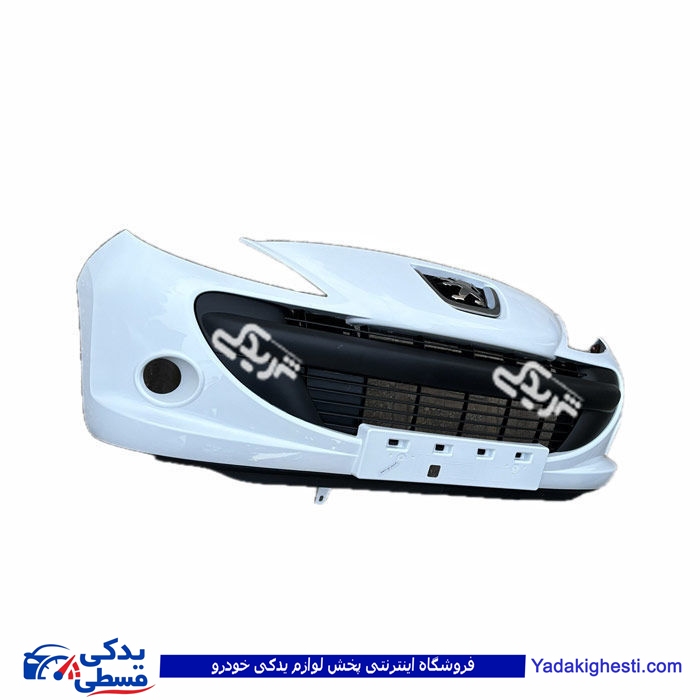 سپر جلو پژو 207 سفید بدون مه شکن و ضربه گیر ایساکو0890126401